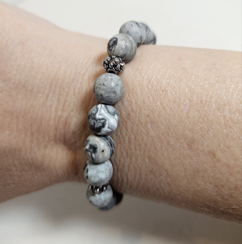 Picasso JASPER Stretch Bracelet NWOT Handmade - Picture 8 of 12